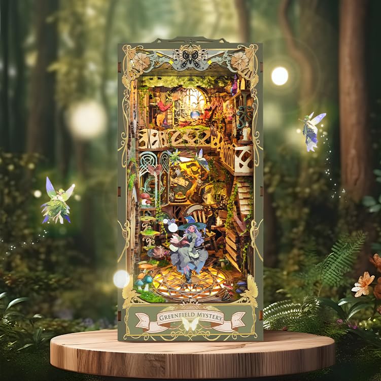 Amazon.co.jp: Roroom DIYブックヌークキット、DIYドールハウス本棚