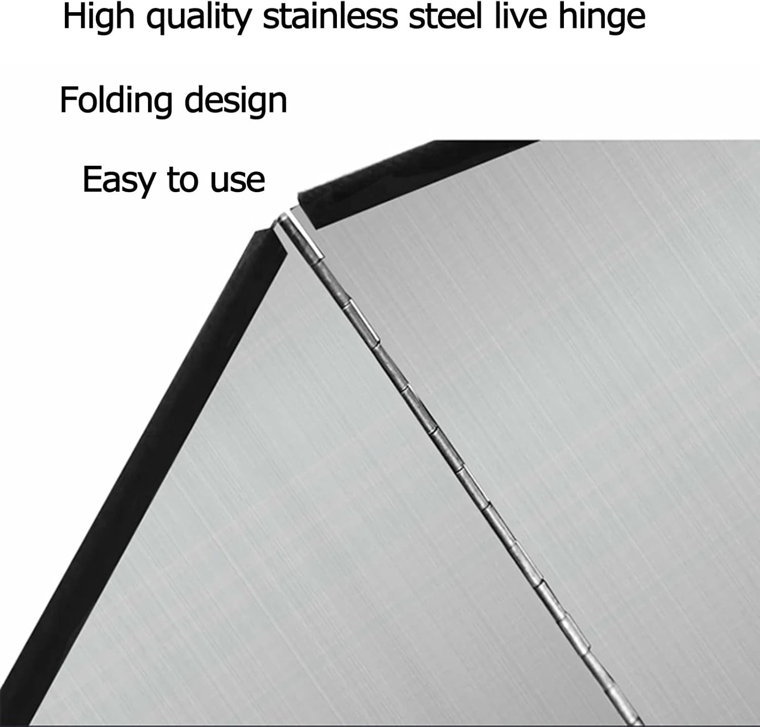 Stainless Steel Oil Barrier, Folding Stove Splatter Guard, Frying Pan Splatter Guard, Nonstick Oil, Splatter Guard for Cooking, Backsplash for Stove, for Kitchen, Dining,Three Pieces 40x40x40cm