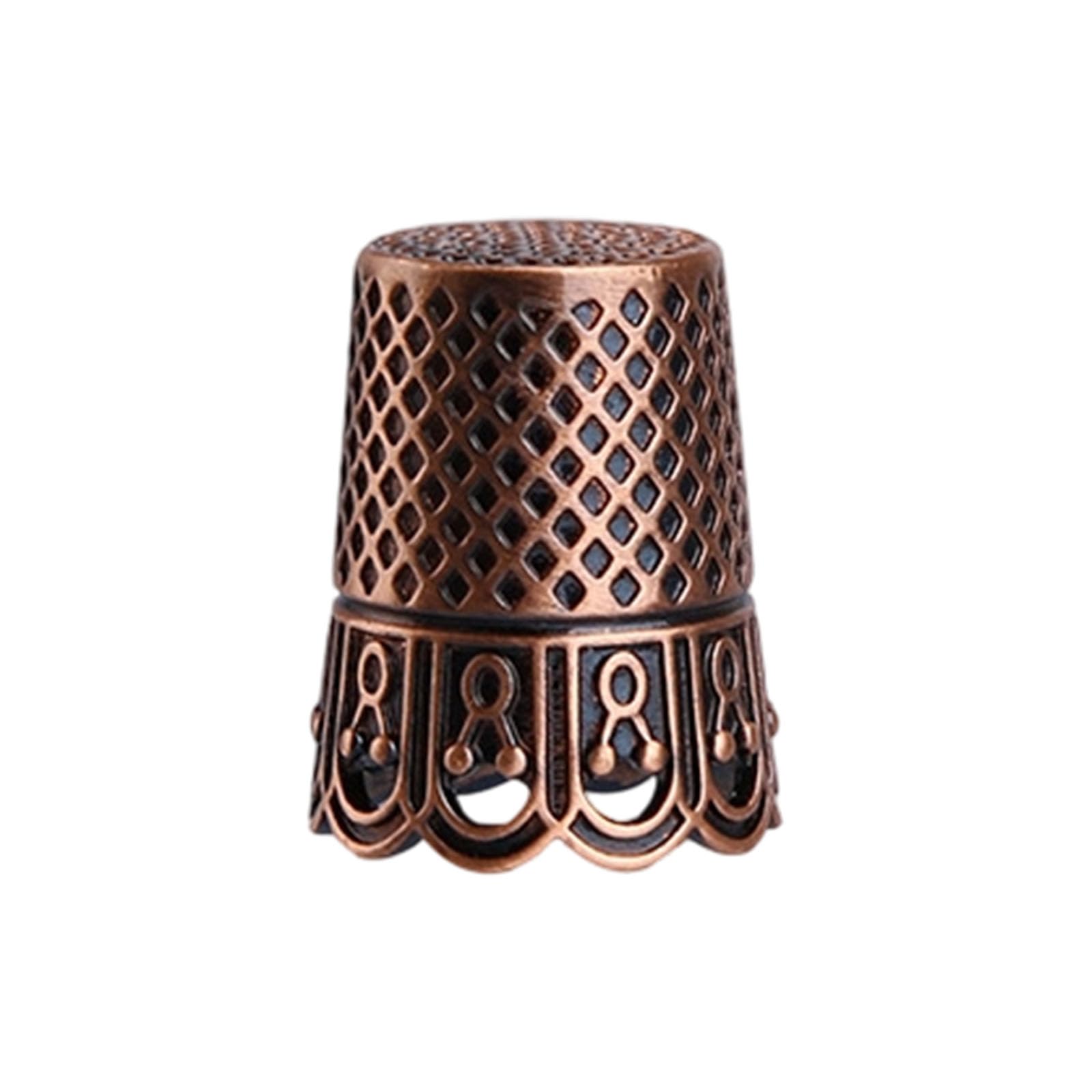 Tsophreniq Alloy Thimble Awl and Needle Container Essential Sewing Equipment Handcraft Stitching Accessories