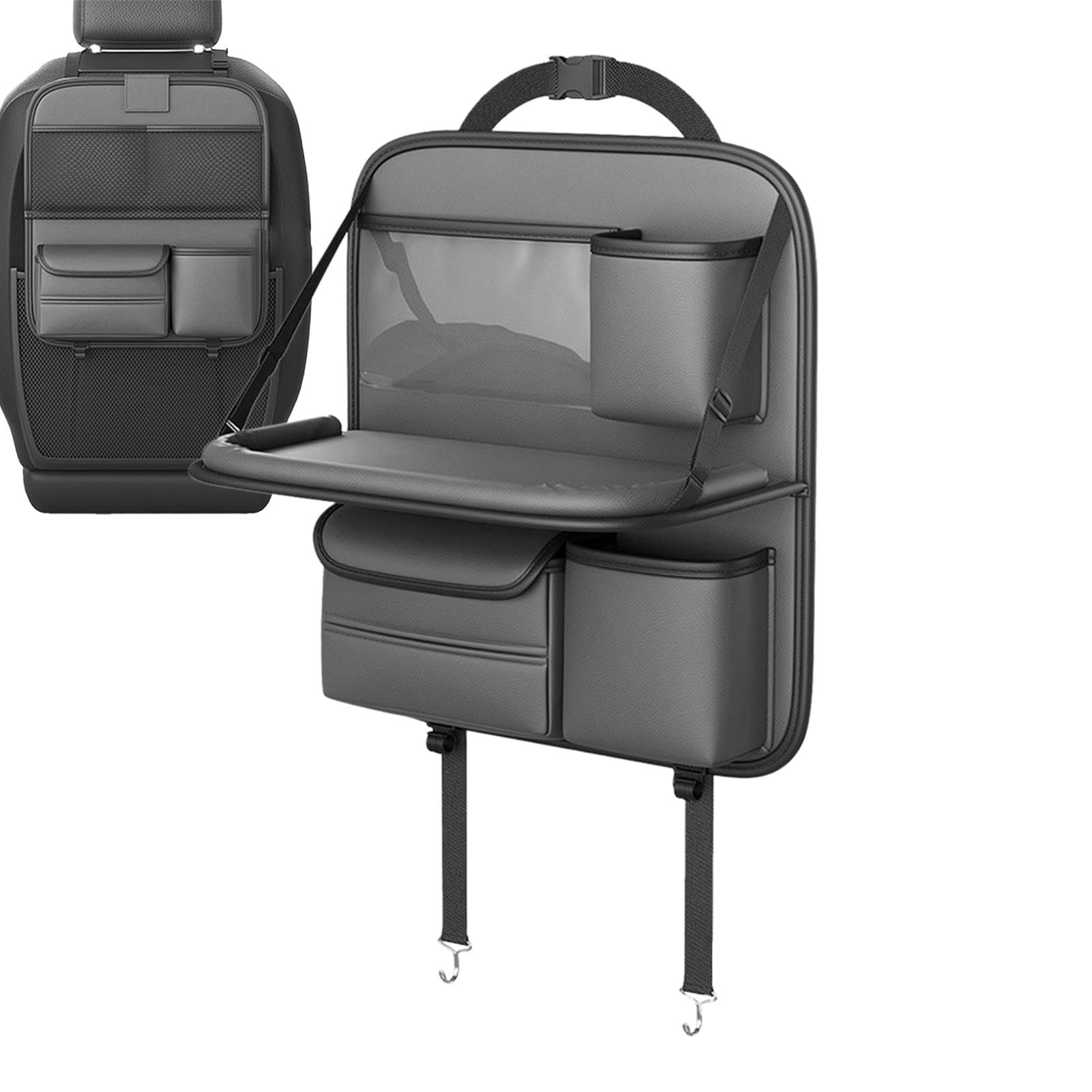 Organizer per sedile auto, supporto per sedile auto, protezione per sedile | con touch screen, organizer per sedile posteriore per bambini, da viaggio con tasche portaoggetti