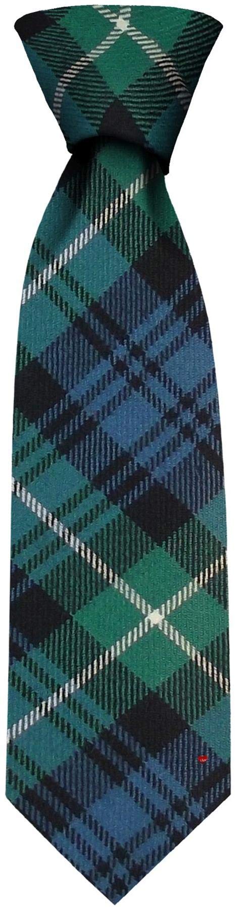 I LUV LTD Gents Neck Tie Lamont Ancient Tartan Lightweight Scottish Clan Tie