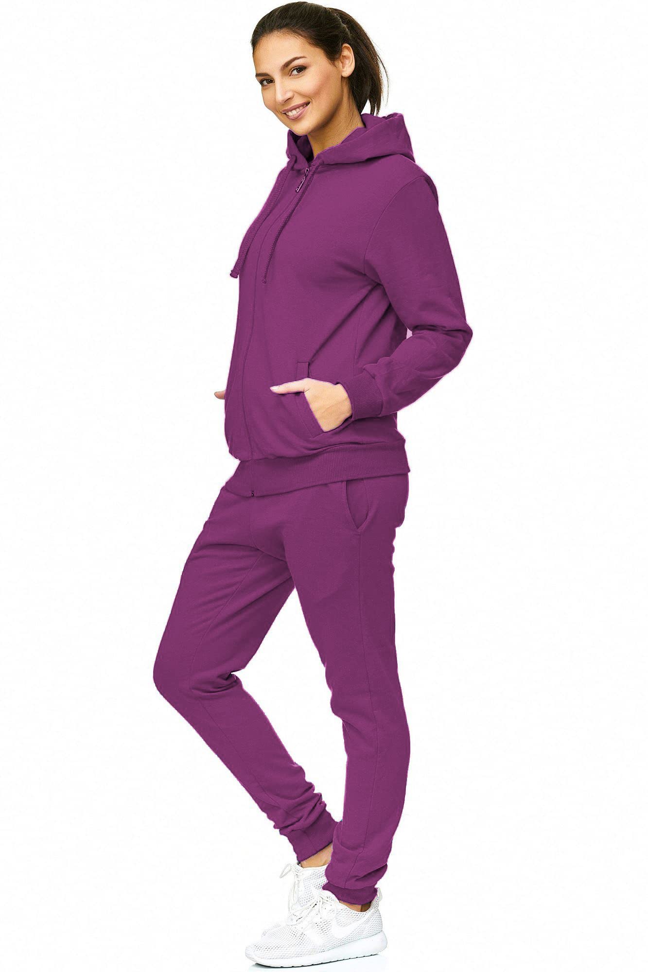 Violento dres do biegania | damski | dres treningowy | jednokolorowy | dres sportowy | Fitness 586 Basics bawełna | domowy dres prezentacyjny