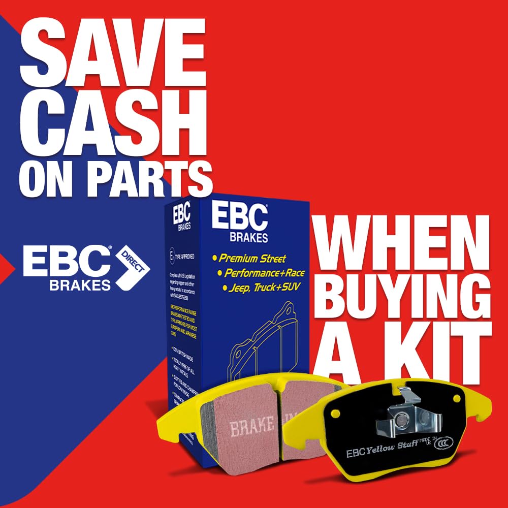 EBC Brakes dpx2016 BLACKS TUFF Pastiglie Freno, Pasticche Freni Anteriori Auto