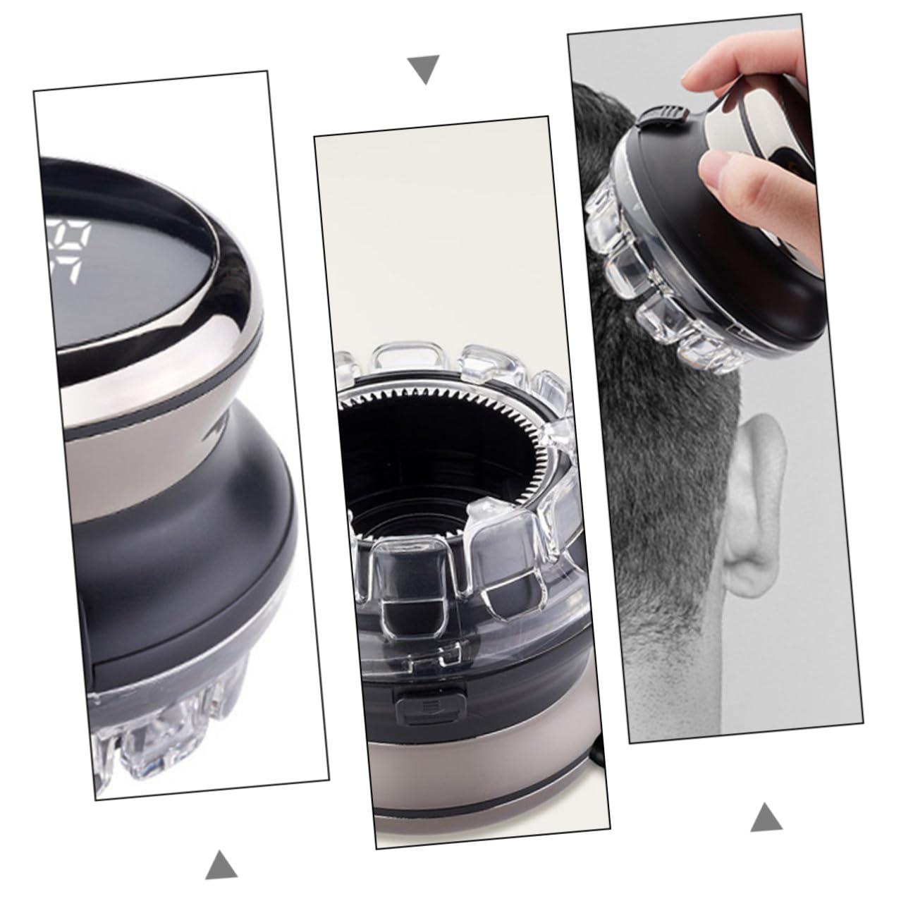VILLCASE Professioneller Haarschneider Satz Kompakt Geräuscharm Langlebiger Haarschneidemaschine mit Detailtrimmer für Herren Friseur Reise Zufällige Farbe