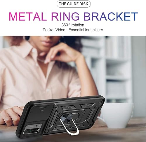 Vista 371 de Carcasa de soporte compatible con Motorola Razr 2023, con cubierta deslizante para lente de cámara compatible con Motorola Razr 40 5G 2023 XT2323-1