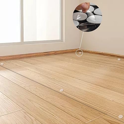 Funda protectora de alfombra de área grande, protector de alfombra de plástico transparente con almohadilla adhesiva, tapetes de vinilo transparente