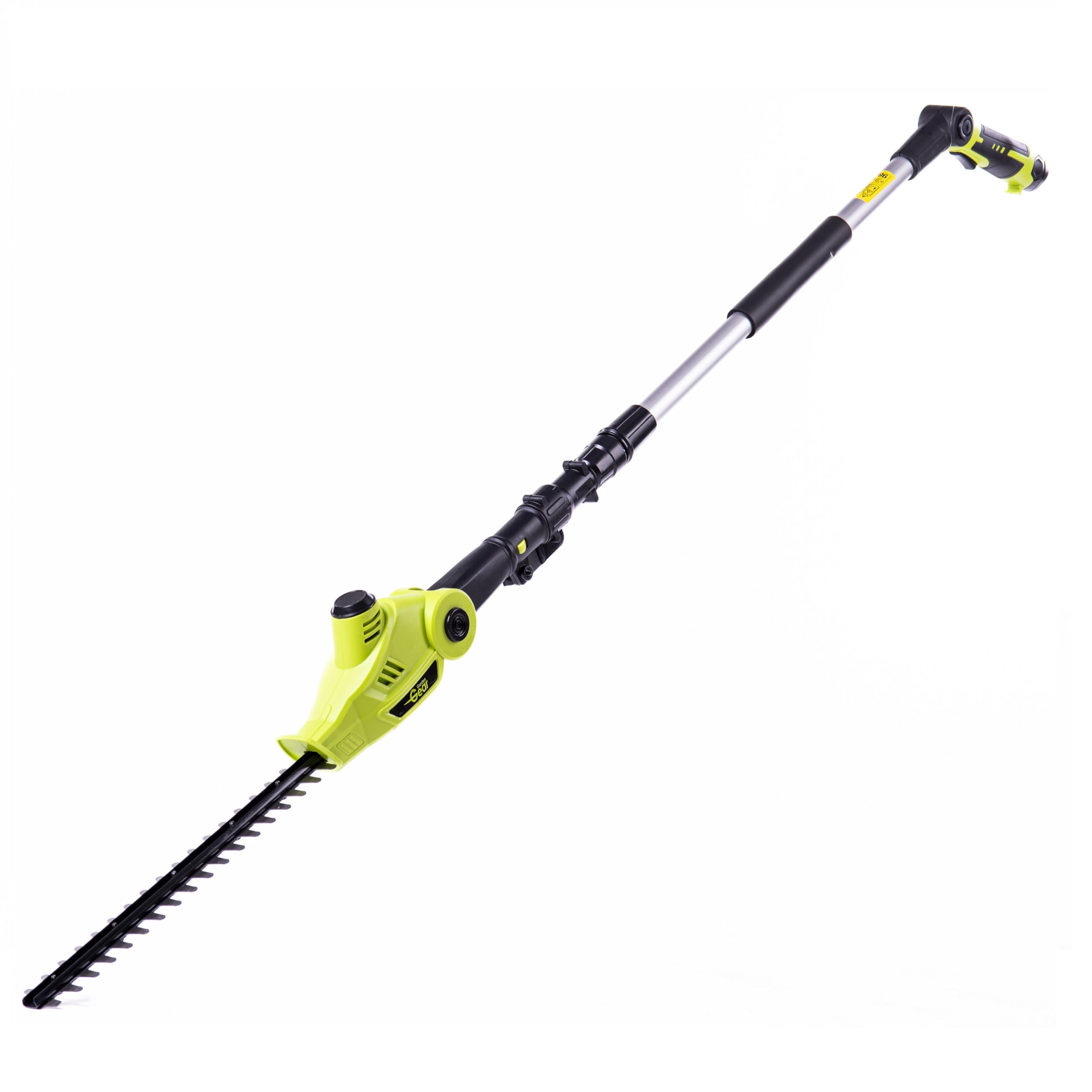 Garden Gear 12V Telescopic Hedge Trimmer, 450mm Blade, 240cm Reach, Cordless, 2.0Ah Lithium-Ion Battery, Lightweight, Fast Charger Included (12V Telescopic Hedge Trimmer)