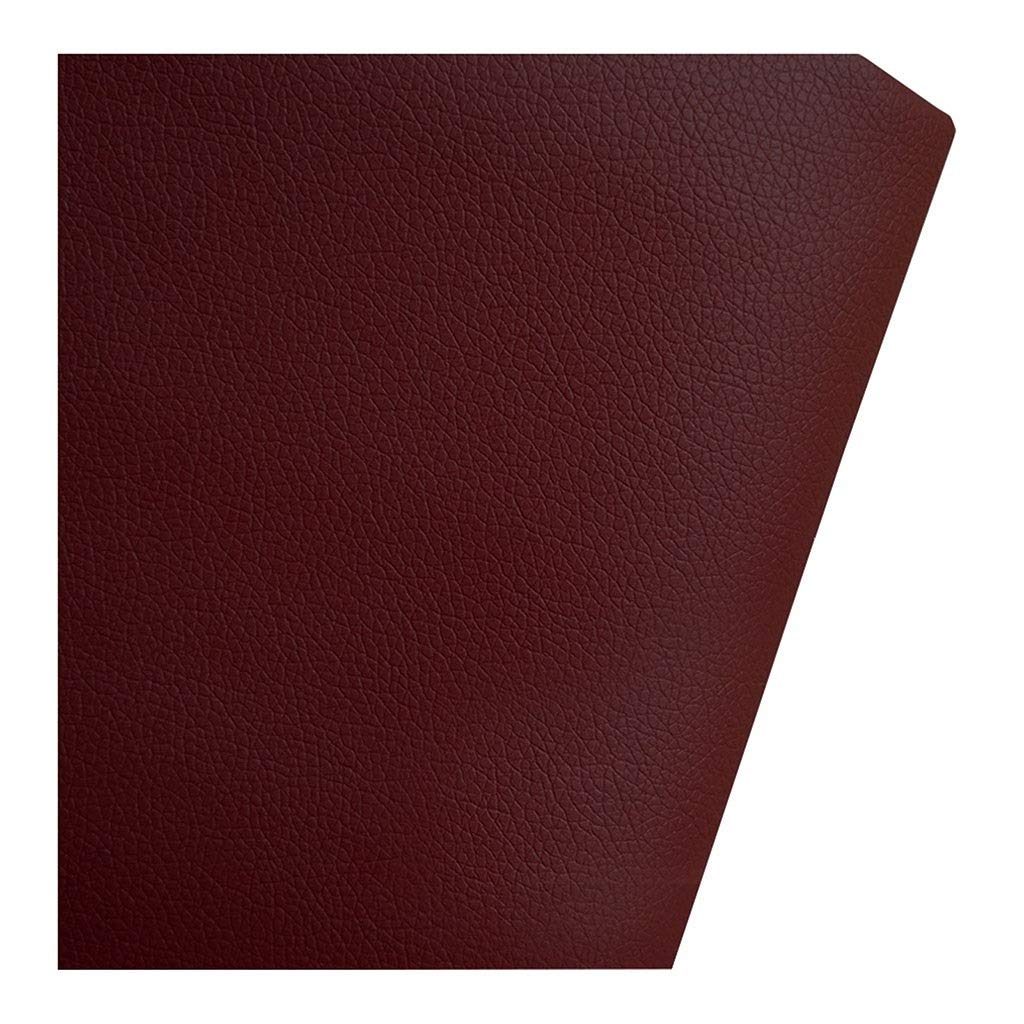 Tkanina PU, 1 metr, 140 x 99 cm, grubość 0,75 mm, arkusz materiału ze sztucznej skóry syntetycznej, do rękodzieła, szycia DIY, sofy, torebki, dekoracji kokardek do włosów (czerwone wino, 1,4 x 5 m)