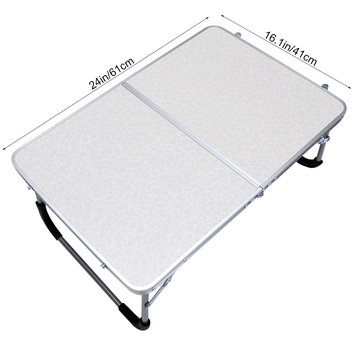 MAGICLULU Mesa Plegable Material Sólido para Camping de Aleación de Ligera y Fácil de Transportar Adecuado para Actividades al Aire Libre y Picnic
