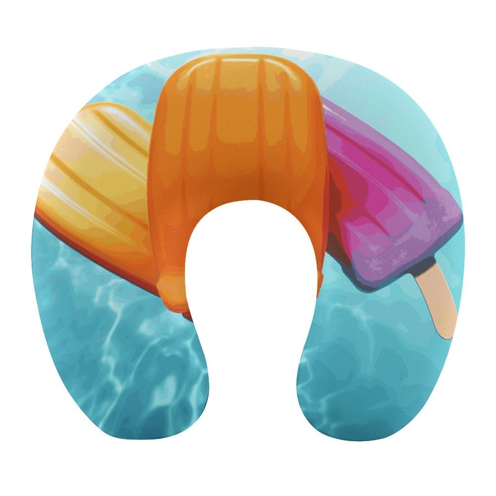 Btcowzrv Style Ice Popsicles U Shaped Neck Pillow Travel Pillows