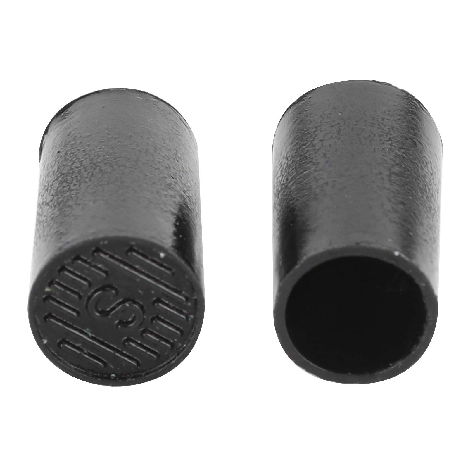10 pares de tapas de punta de tacón alto Protector de punta de tacón alto negro CPU zapatos de poliuretano Reparación de kits de repuesto(10mm)