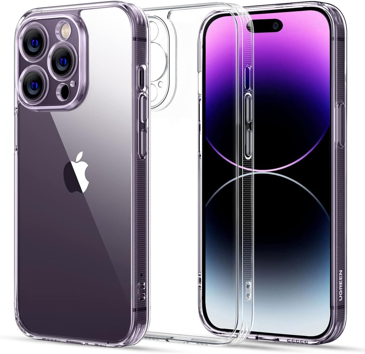 UGREEN Classy Clear Enhanced Protective Case for iPhone 14 Pro Max (Clear)