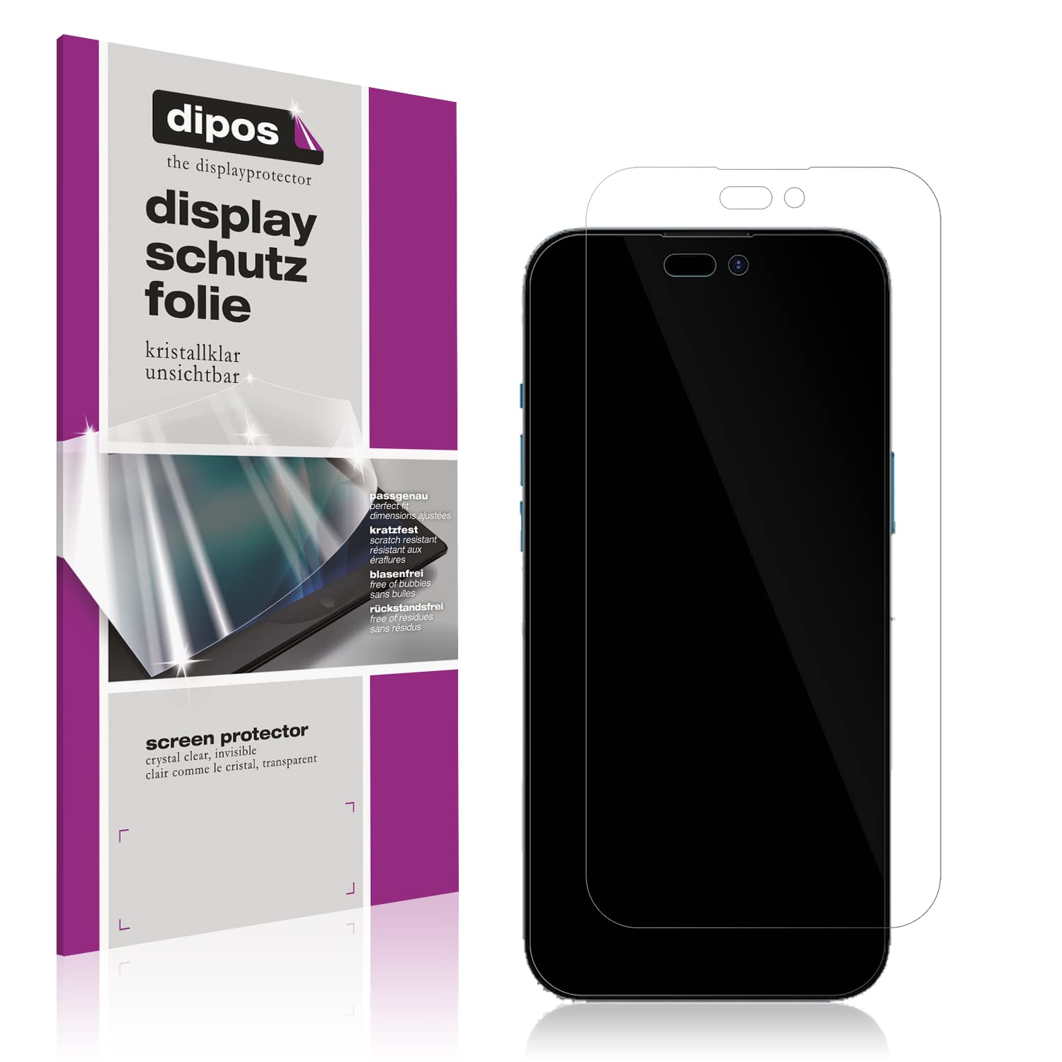 Dipos - 5x Pellicola Protettiva Compatibile Con Huawei Mate 30 Pro Pellicola Di Protezione Cristallo 4051837486594