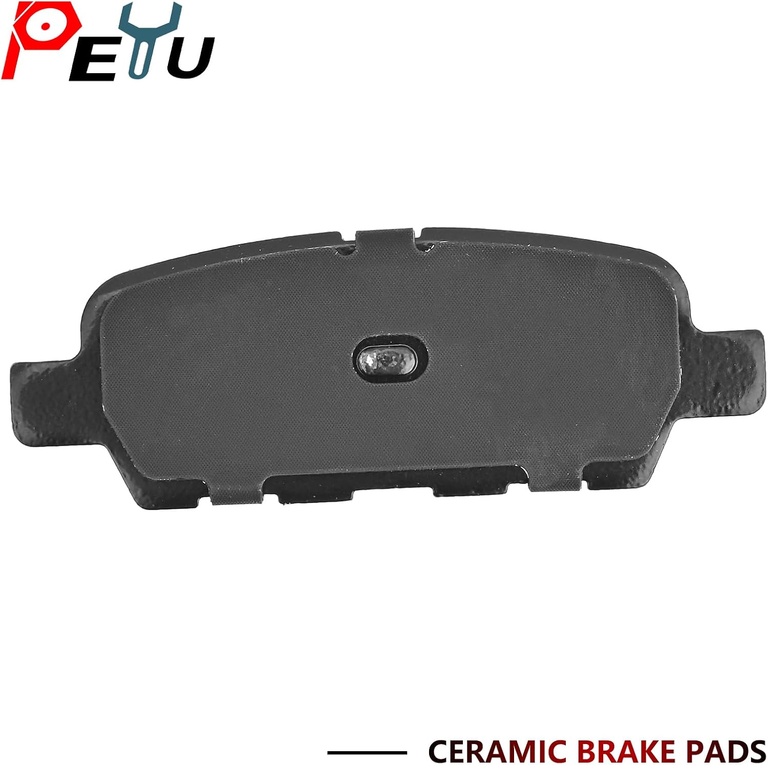 D905 D1737 Front Rear Ceramic Brake Pads for 2014-2019 Nissan Rogue 2 Row Seating Models Driver Passenger Side