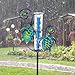 JOYBEE Turtle Rain Gauge Garden Decor, Accurate Rain Gauges Outdoors，Rain Gauge for Yard with Stake, Decorative Rain Measure Gauge for Garden, Deck, Lawn with Large Numbers