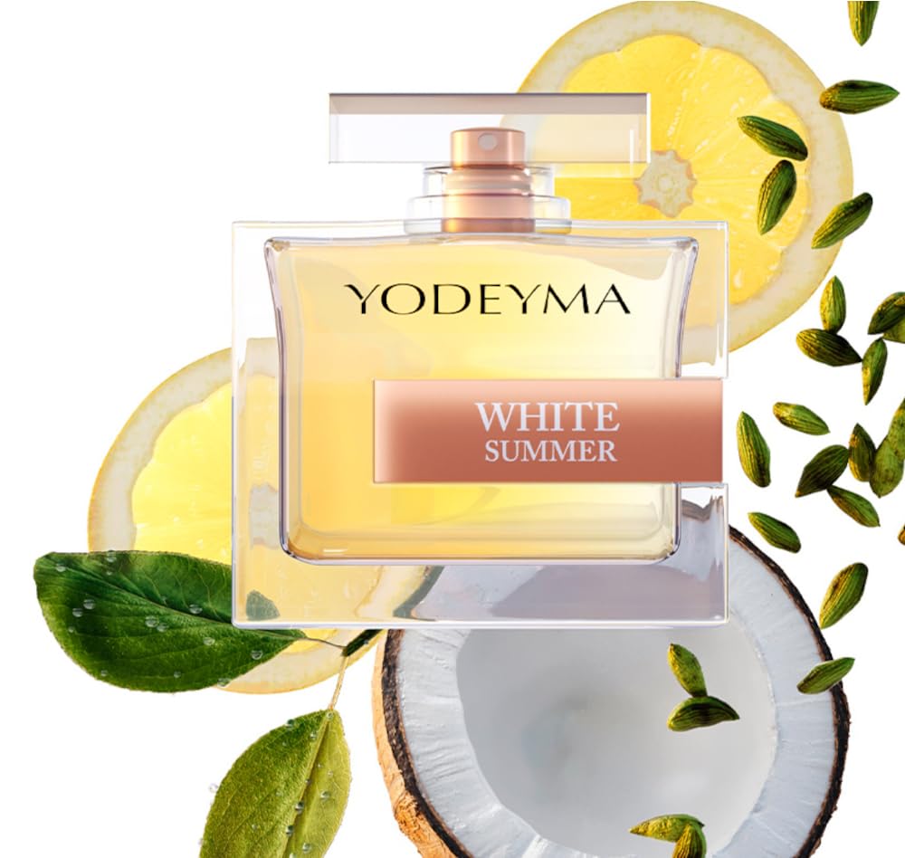 Profumo WHITE SUMMER | Eau de Parfum | Profumo Floreale | Fragranza femminile da 15-50-100 ml | (Formato 100 ml) + profumatore VLNET in OMAGGIO