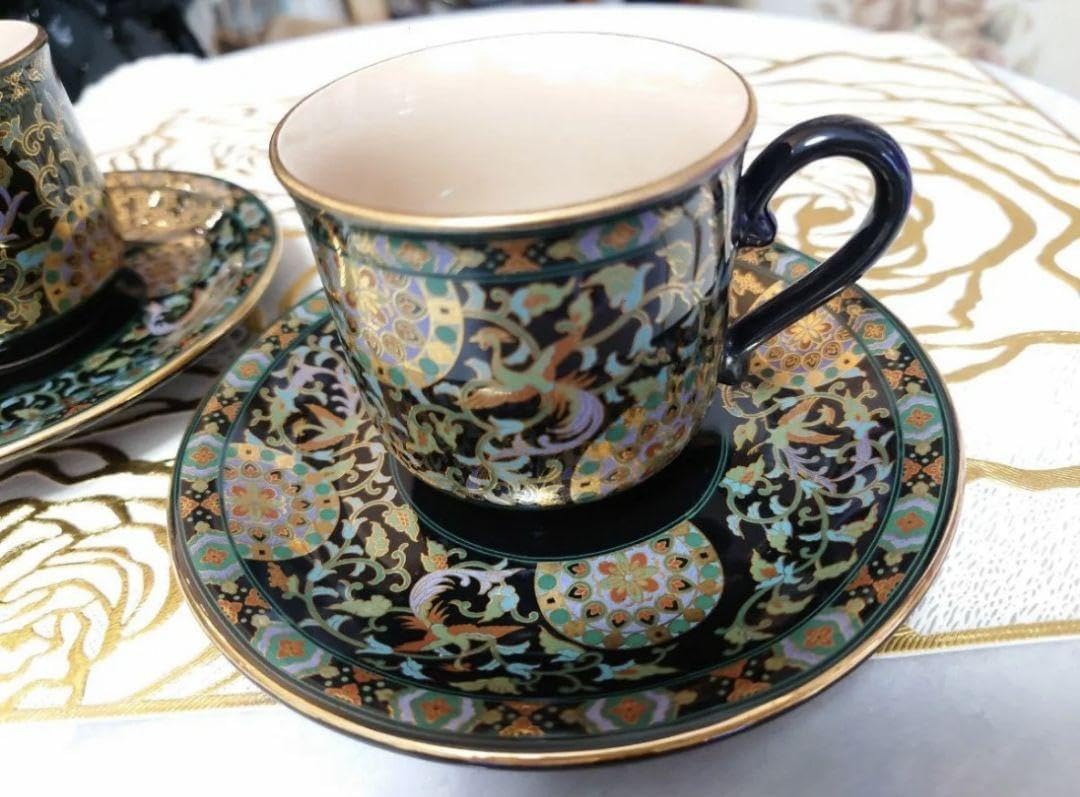 有田焼 金襴手 青藍窯 ティーカップ