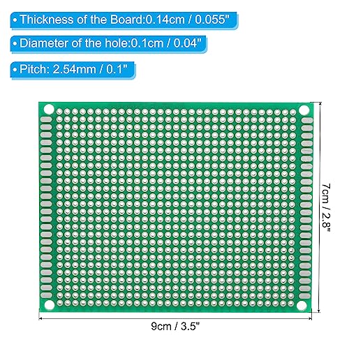 Lot De 24 Plaques De Prototypage PCB 1.2x1.2 Cm - Perfboard Verte Pour Soudure - Marque FIPUX - Neuf