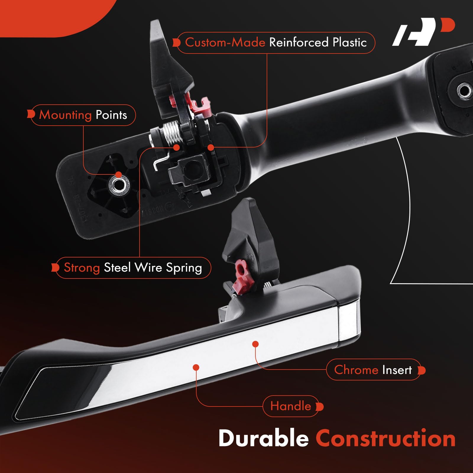Amazon.com: A-Premium Rear Left Driver Side Exterior Door Handle