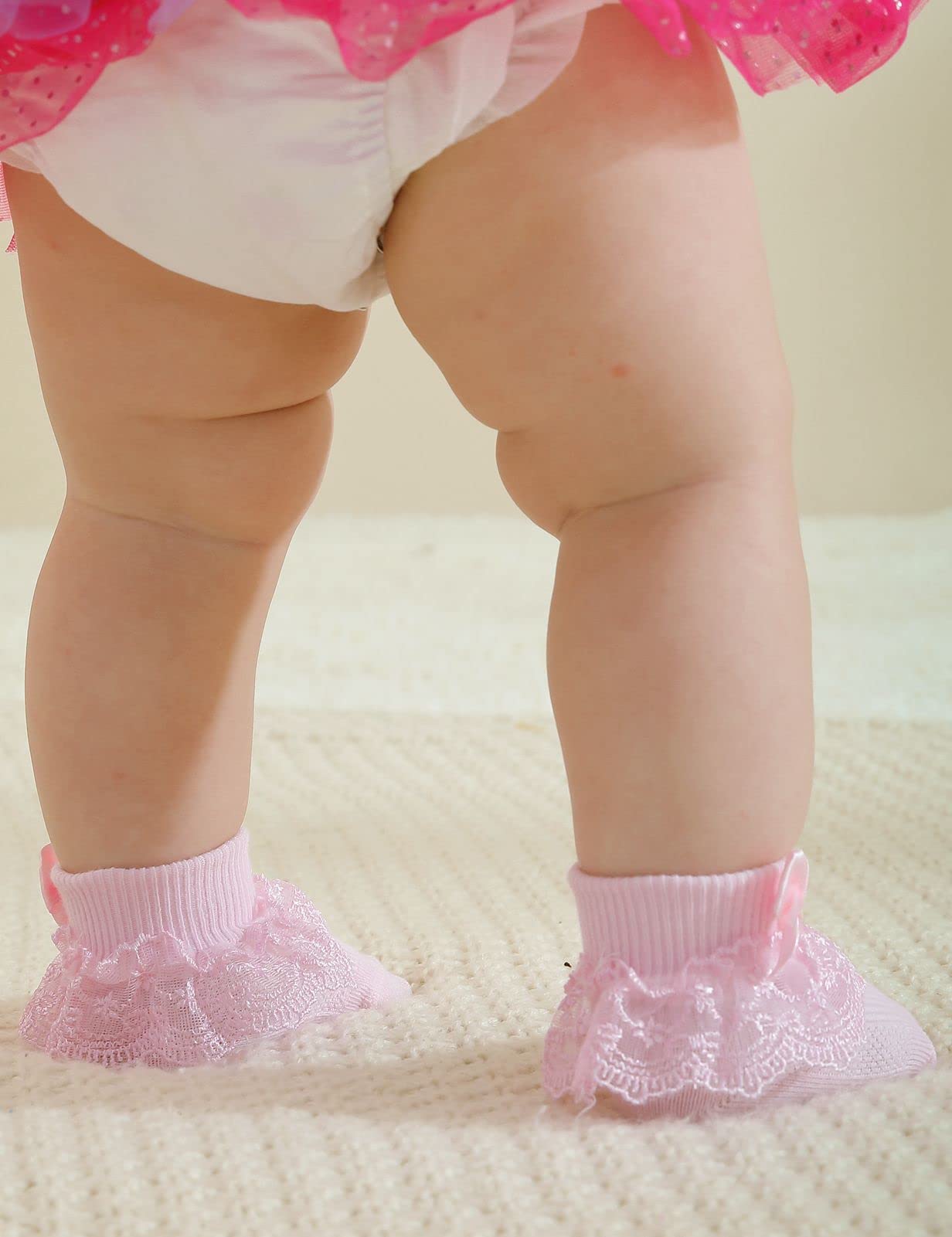 PrinceSasa - Set mit Rüschen aus Spitze für kleine Mädchen