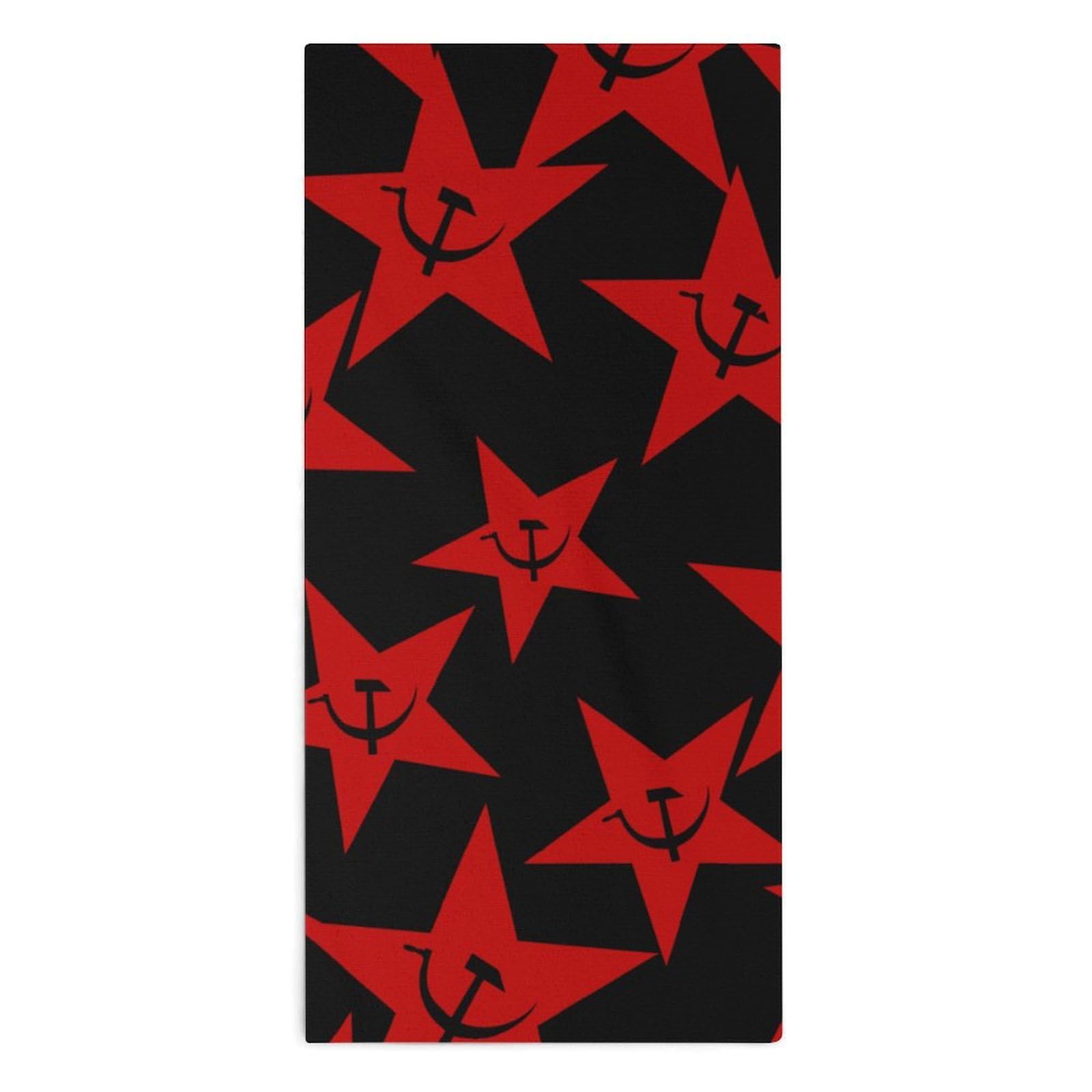 NCLQVJXZKHW Communist USSR Hand Towels Soft Face Towel Gym Bathroom Travel Hotel 13"x28"