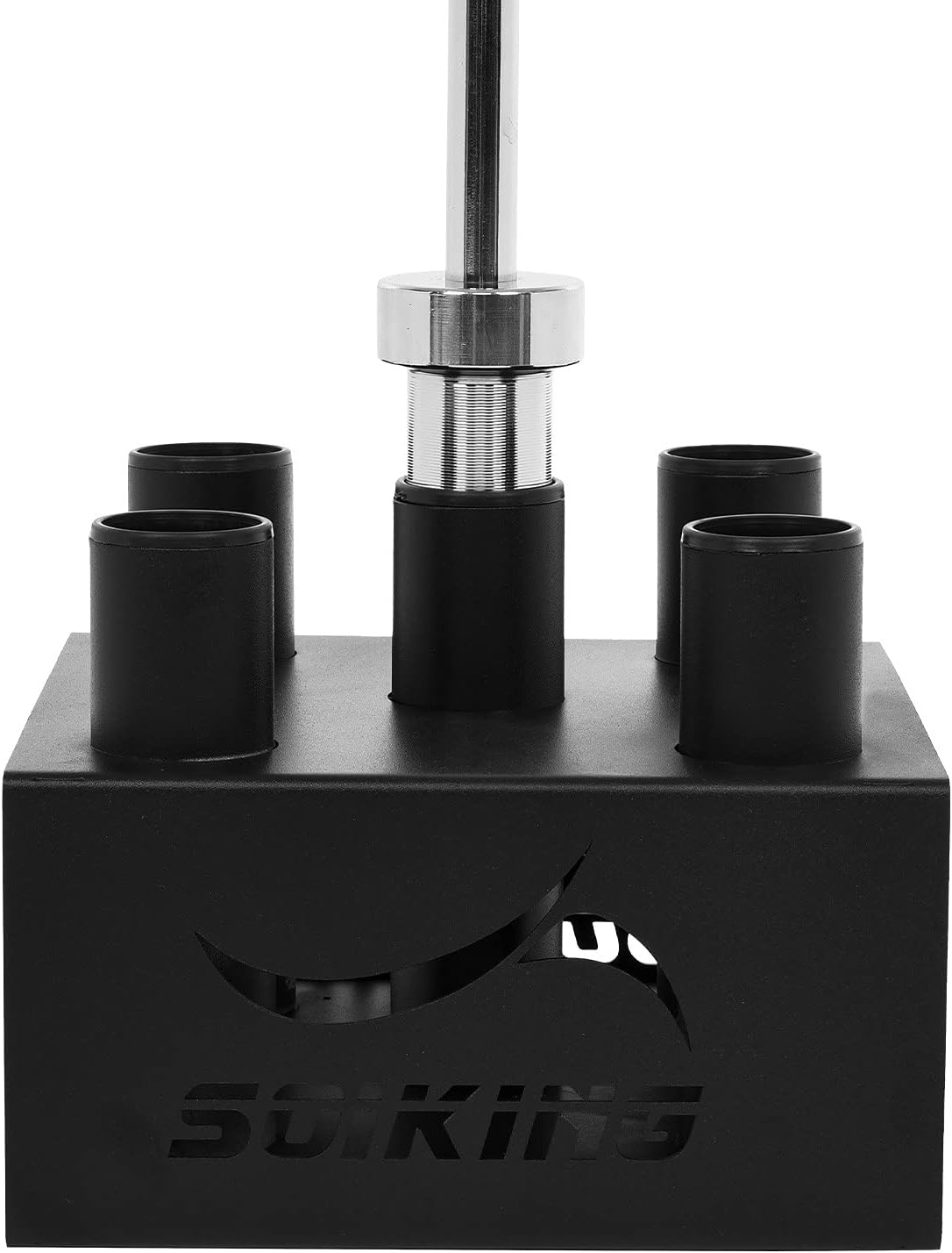 Guolarizi Vertical Barbell Holder, Barbell Storage Hanger Mounted Rack for Olympic Bar Display, Organization for Home, Commercial, Garage (Black) : Sports & Outdoors