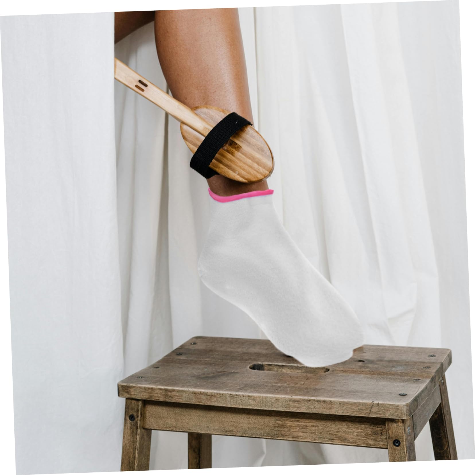 Homoyoyo 2pezzi Copripiedi in Paraffina Copertura in Cotone per Pedicure Trattamenti Caldi per Piedi Riutilizzabili per Spa e Casa