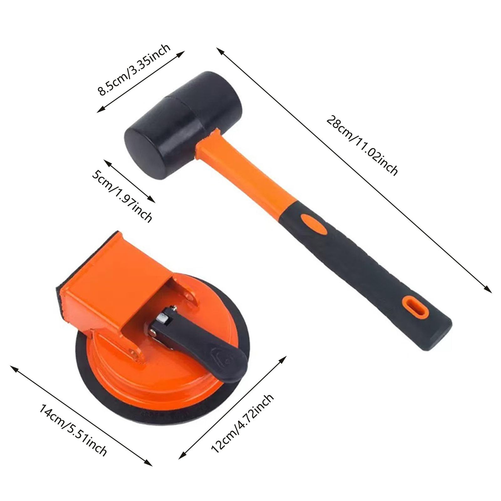 Herramienta de fijación de huecos de suelo para suelos laminados y de madera maciza, agarrador de tablones de ventosa resistente, equipo de reparación de juntas, accesorios de mantenimiento de