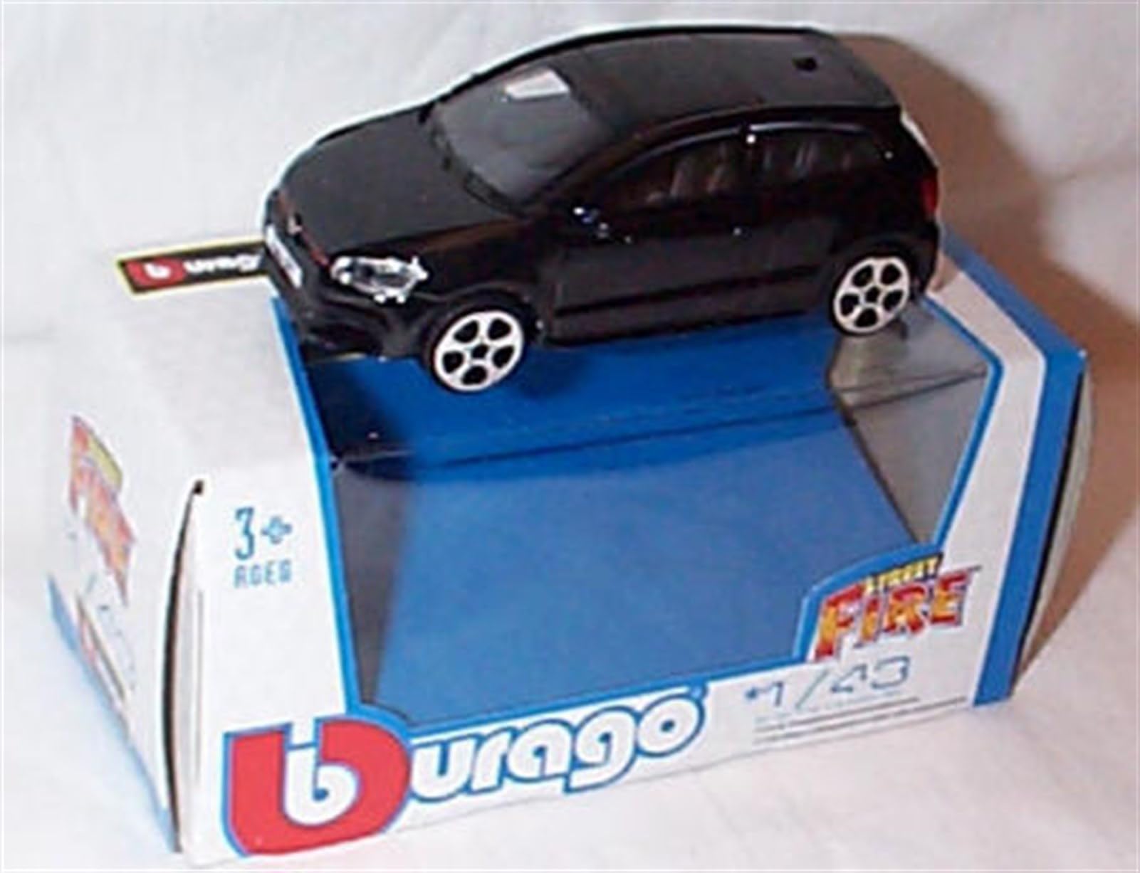 Burago Street fire V0LKSWAGEN Polo GTI MK5 Black car 1:43 scale Diecast model
