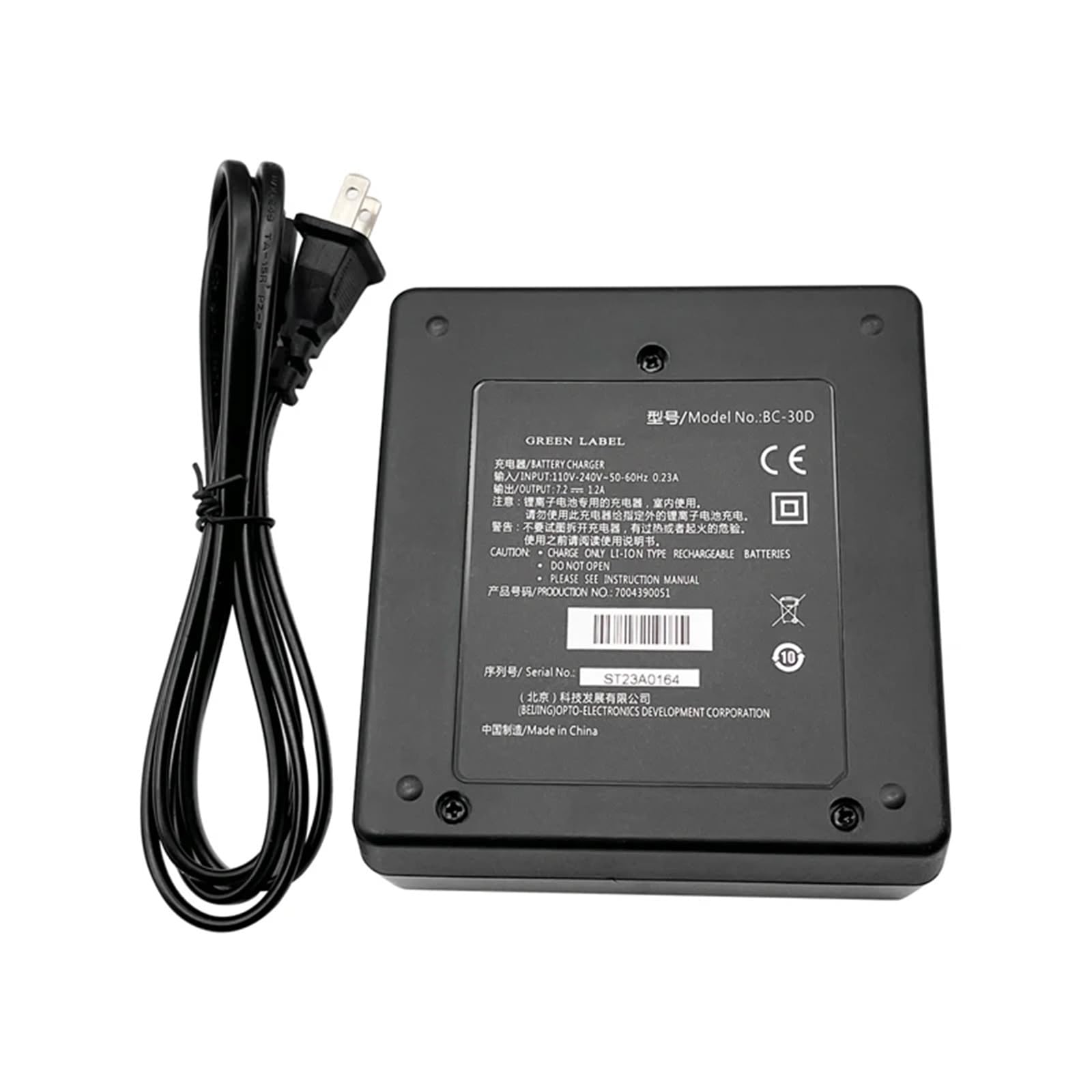 Cargador Dual BC-30D Compatible con Carga de batería Topcon BT-62Q BT-65Q BT-66Q BT65Q