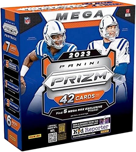 Mega caja de fútbol NFL Prizm 2023 Mega caja de fútbol NFL Prizm 2023