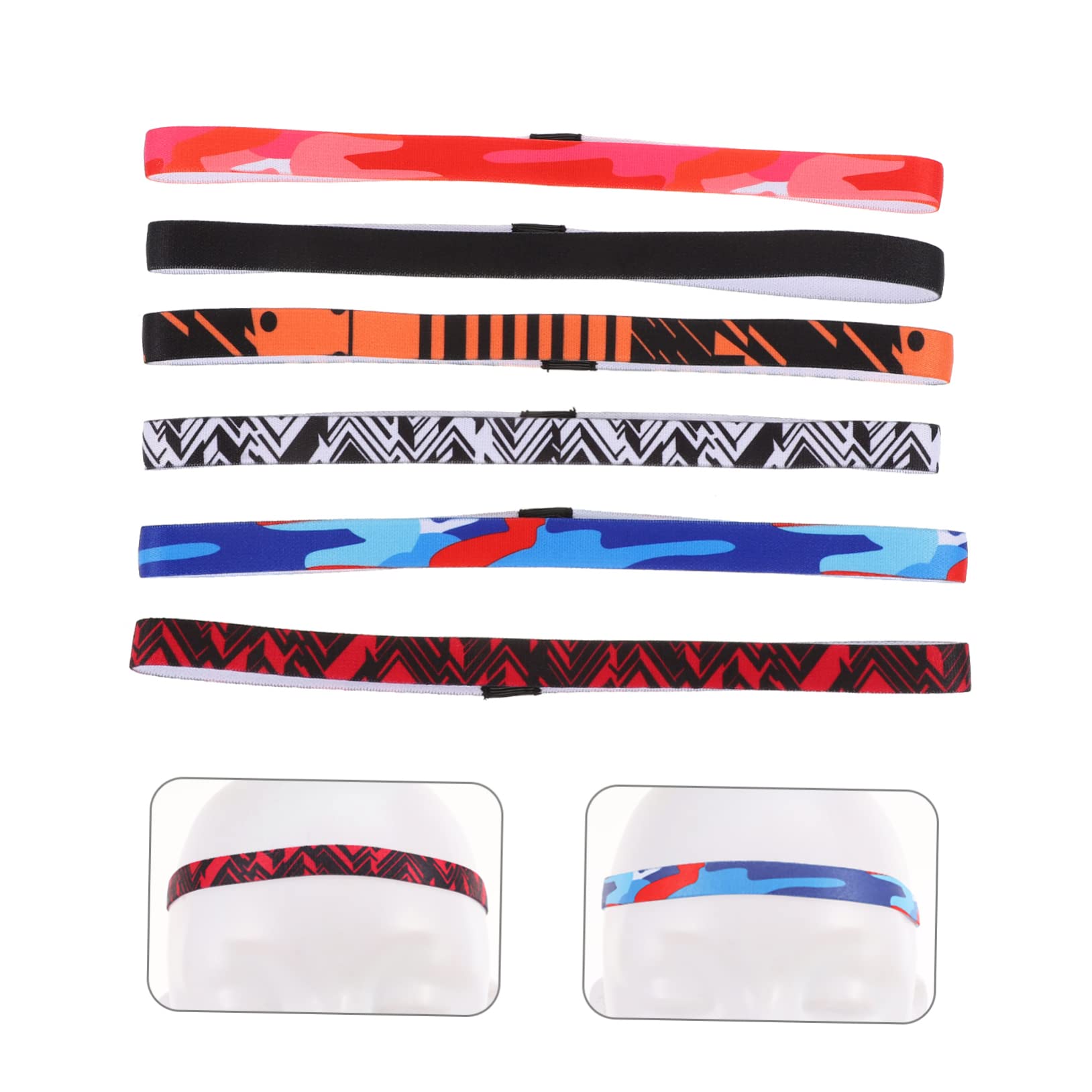 Yardwe Bandeau De Sport Bandeau Extensible Bandeau pour Dames Groupe Hair Band Bandeau Running Cerceaux Bandeau Mince Bandeau Absorbant La Sueur Fibre Composite