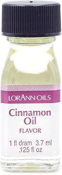 LorAnn Cinnamon Oil SS Flavor, 1 dram bottle .0125 fl oz - 3.7ml