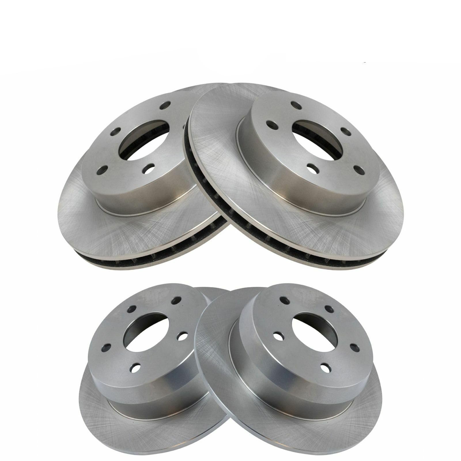 Amazon.com: SLCUKMT 4pcs Disc Brake Rotor Set Front Rear Left 