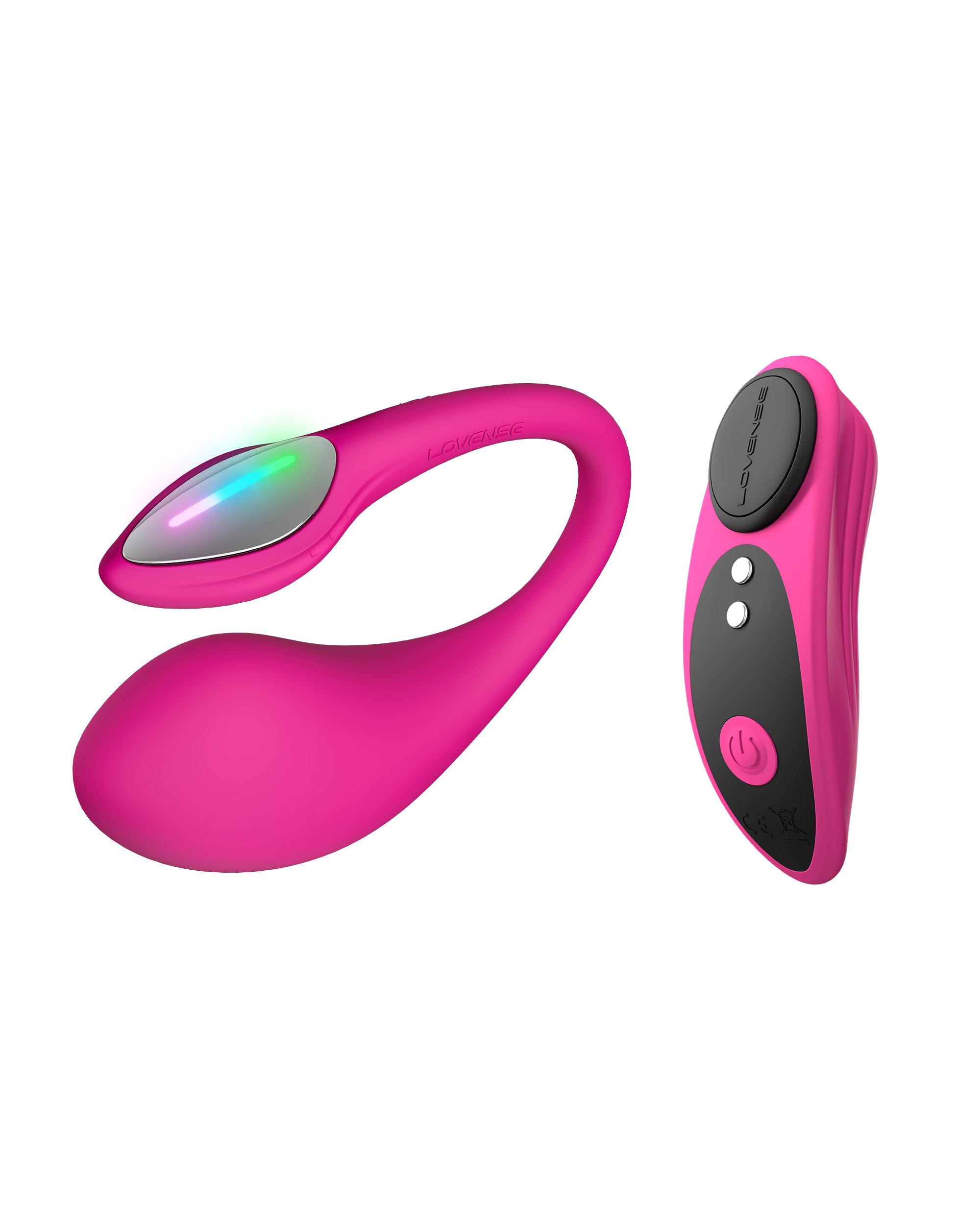 LOVENSE Pack Discrete : Lush 4 Uovo Vibrante Punto G + Ferri Vibratore Magnetico per Slip - Sex Toys App Control