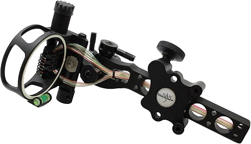 Miniatura 3 de SAS - Luz de visión LED de fibra óptica de arco compuesto 38-32 roscas, ajuste universal con luz de ajuste de 3 pasos