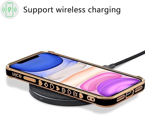 Miniatura 5 de DEFBSC Funda de protección completa para lente de cámara y borde galvanizado, esquinas reforzadas a prueba de golpes, funda de TPU suave para iPhone