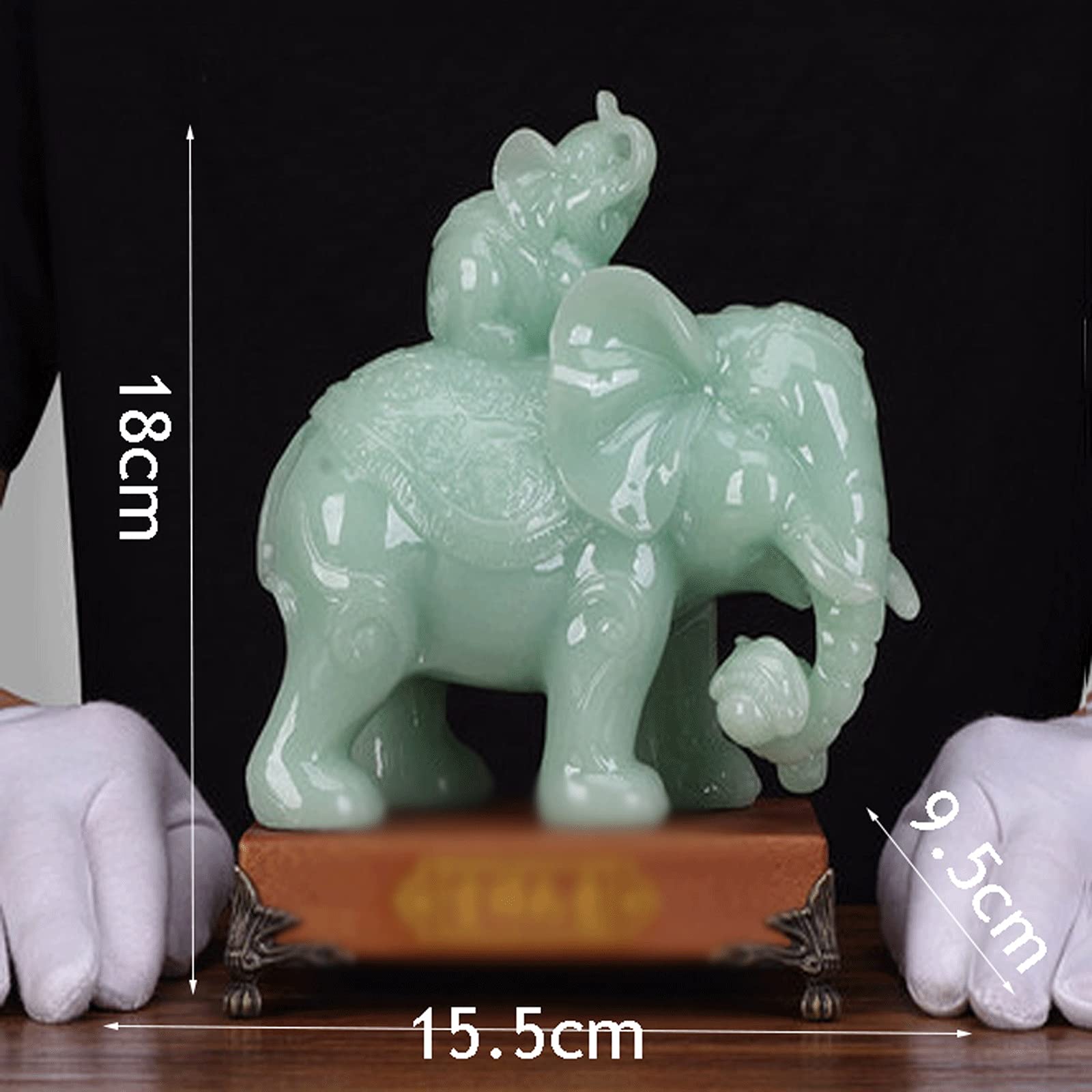 翡翠製象の彫刻3体セット 【公式通販】
