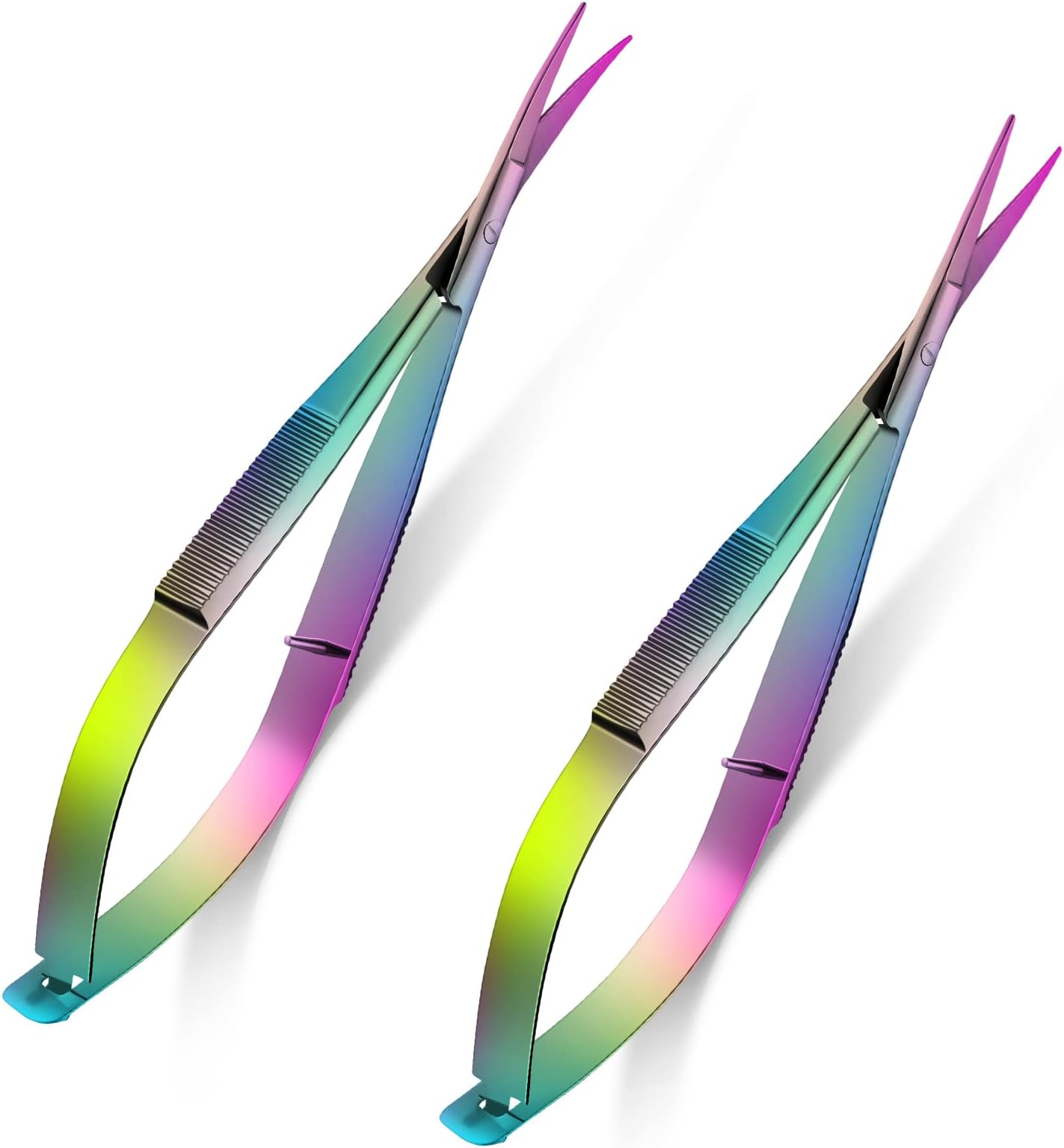 Amazon.com: 2 Pieces 4.7 Inch Stainless Steel Spring Scissors ...