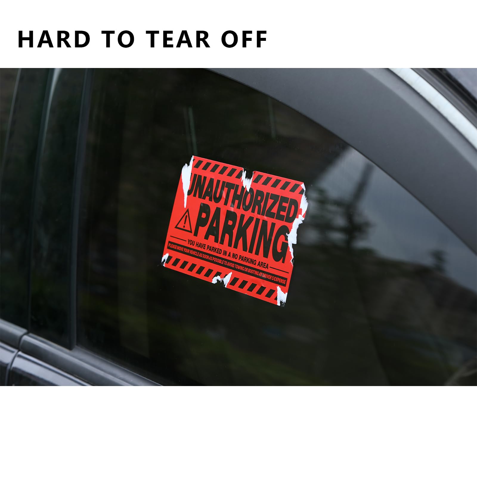 Geen parkeerstickers. Moeilijk te verwijderen geen