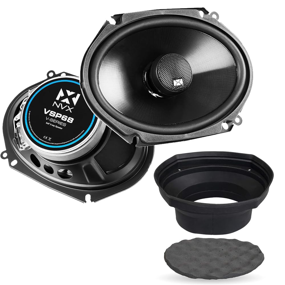 Amazon.com: NVX V-Series VSP68 600W Peak 6x8 Inches Coaxial Car