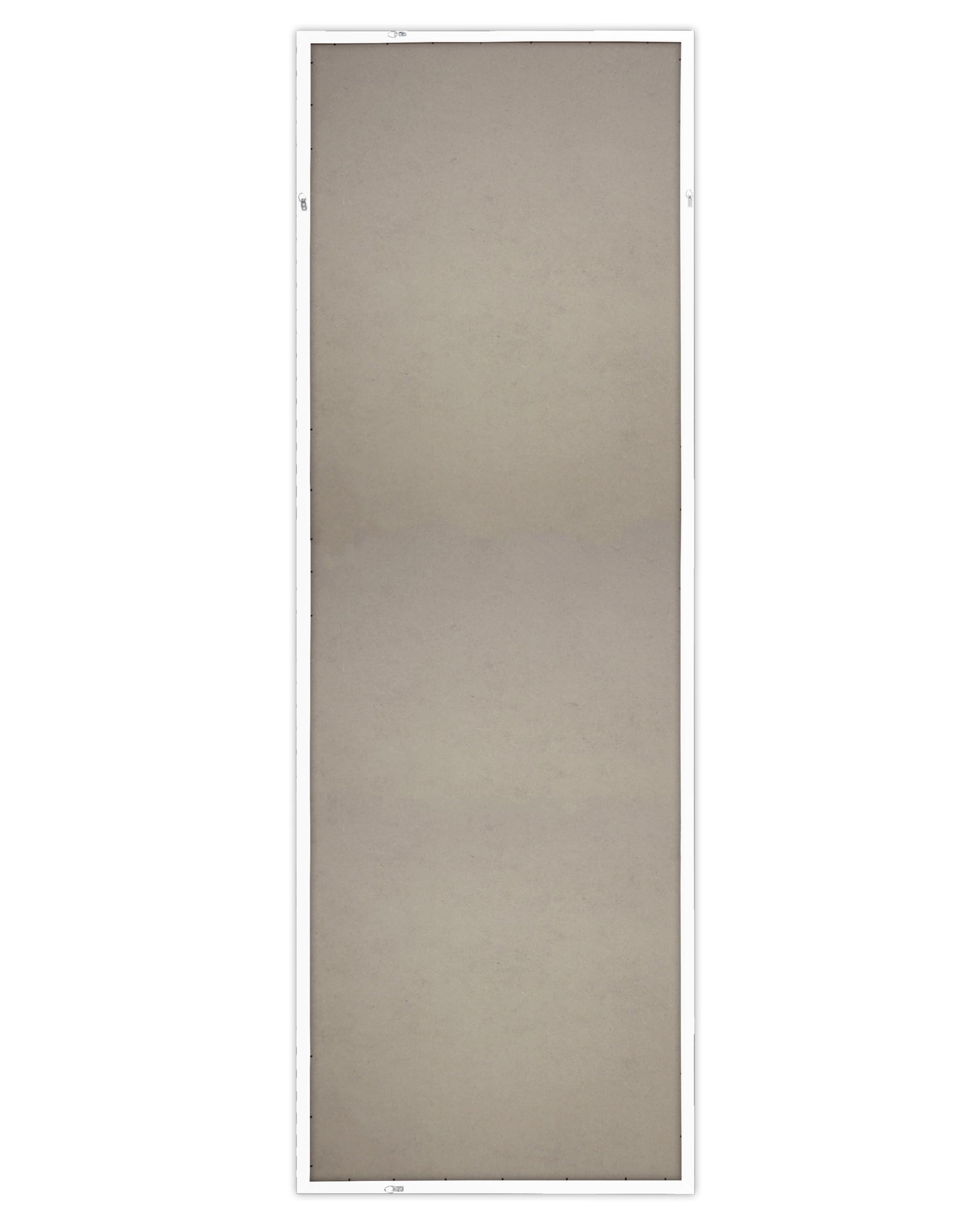 Cornice per poster, decorazione in legno bianco – bianco, in MDF, con parete posteriore e vetro PVC infrangibile, per poster, stampe artistiche, collage e molto altro ancora. Cornice portafoto | 50 x