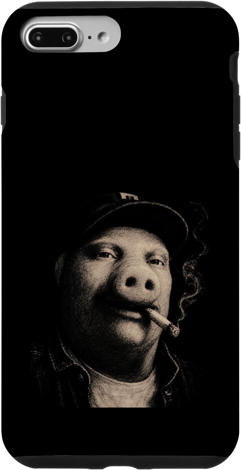 ジョン・ポーク・ゲン・アルファ・ブレインロット・ミーム・ファニー・スモーキング スマホケース iPhone 7 Plus/8 Plus 用
