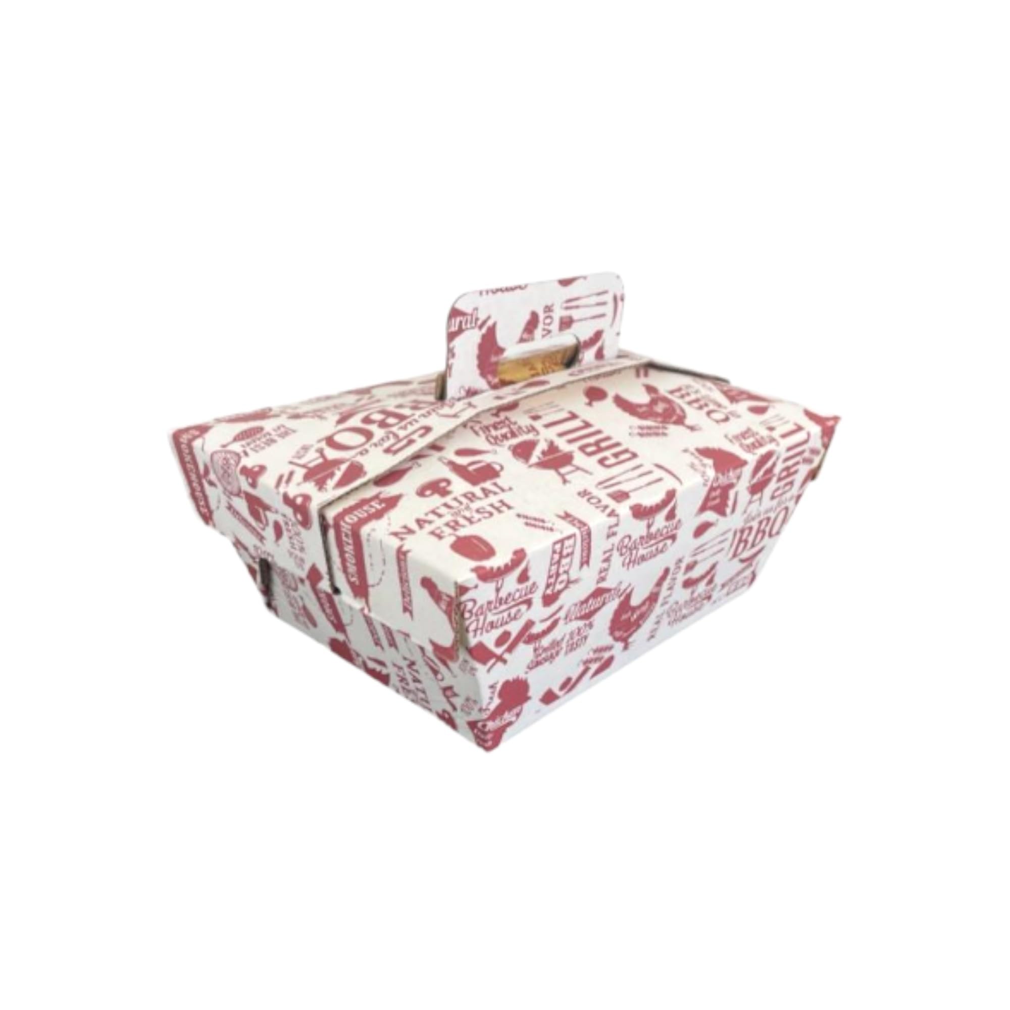 Contenitore Pollo in cartone Kraft bianco 60 pezzi