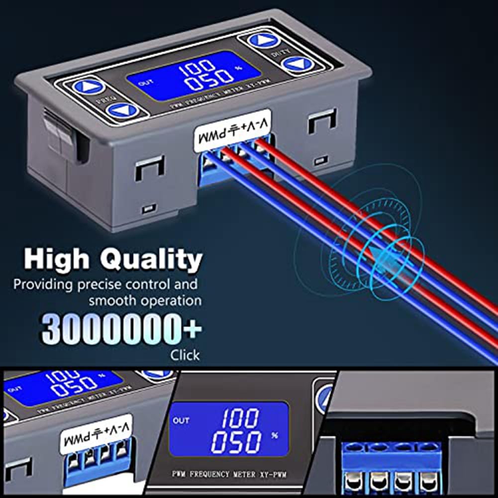 Generatore di segnale regolabile PWM Frequenza di impulso Duty Cycle rettangolare Generatore di segnale quadrata 3.3-35V 5-30MA 1 PZ