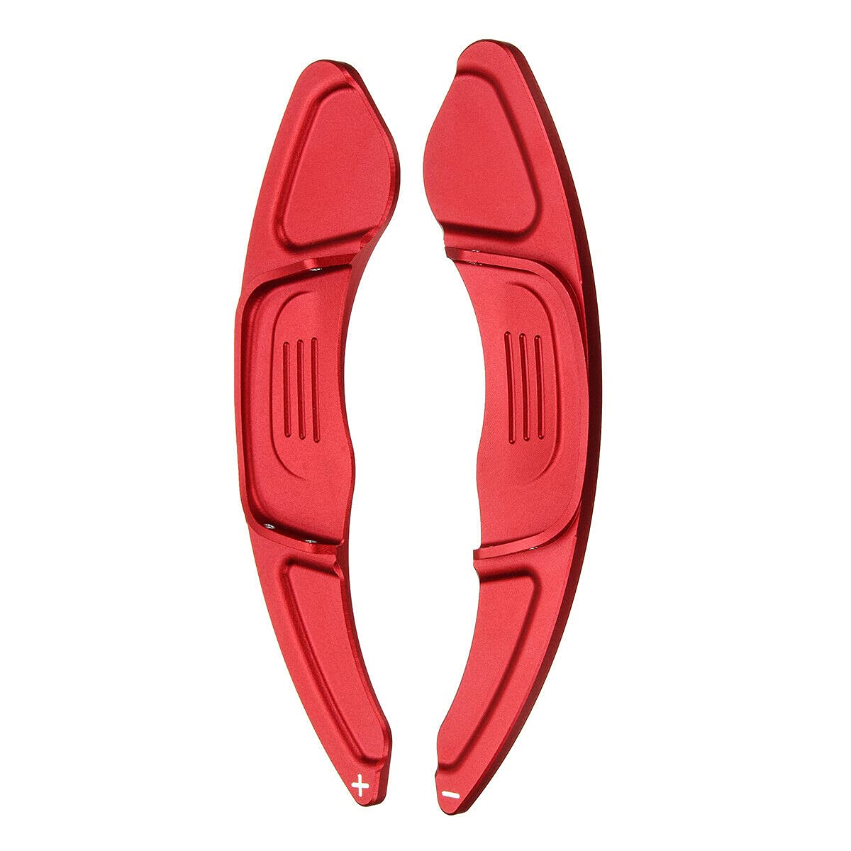 2 pezzi Estensione del pallet di cambio del volante compatibile con VW G-olf MK7 TSI GTI R Rosso