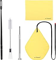 Vista 10 de Kit de Limpieza de Saxofón, para Saxofón Alto, Tenor, Soprano y Otros Instrumentos de Viento y Madera, Incluye 1 * Paño de Limpieza y 1 * Cepillo