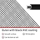 AggAuto Edelstahl Auto Grill Mesh Bildschirm, 120×40cm 304 PVC beschichtet Edelstahl Drahtgeflecht Bildschirm Stahl Gewebte Drahtgeflecht für Auto Grill Vent, Schränke Mesh