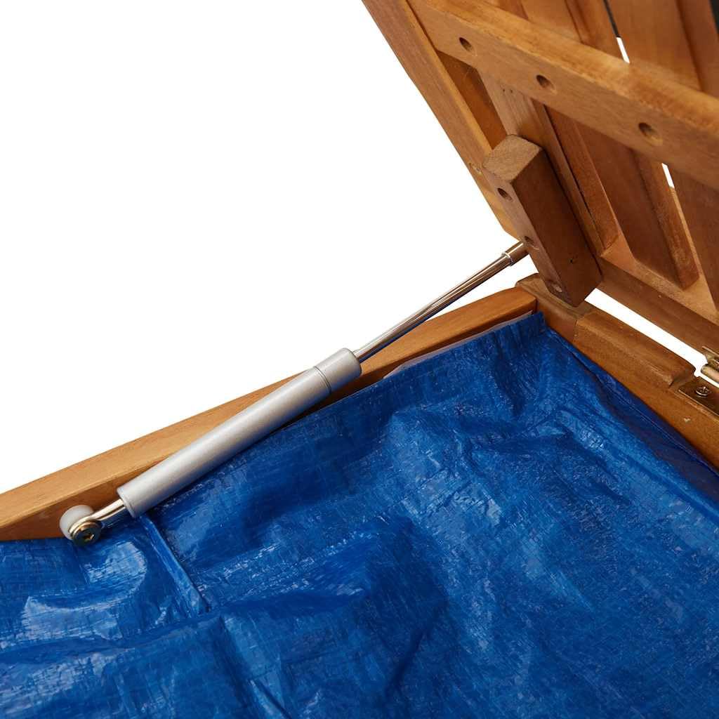 vidaXL Scatola Cuscini da Esterno 150x50x60,5 cm Legno Massello Acacia