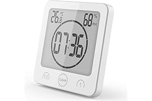 Bathroom Digital Wall Clock